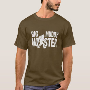 Grand T-shirt boueux de monstre