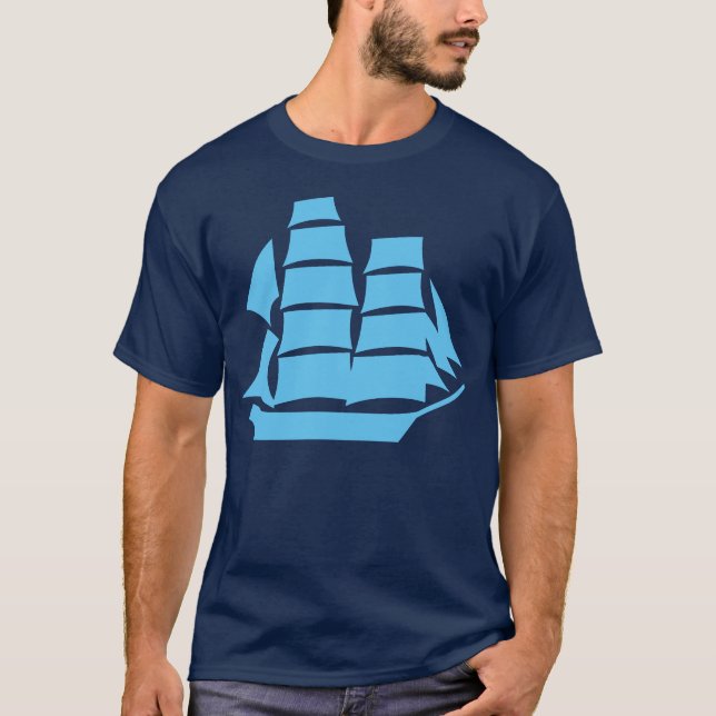 Grand T-Shirt de Bateau (Devant)