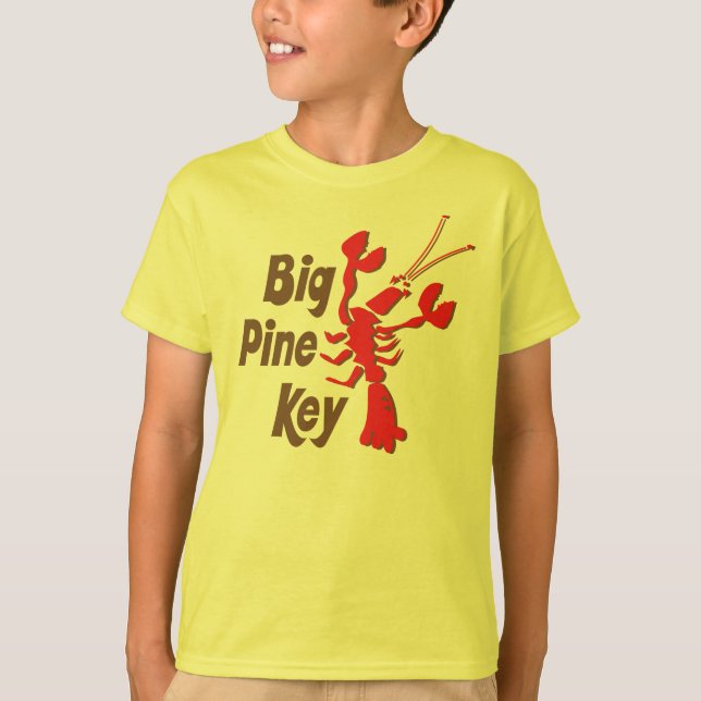 Grand T-shirt de clé de pin avec la conception de (Devant)