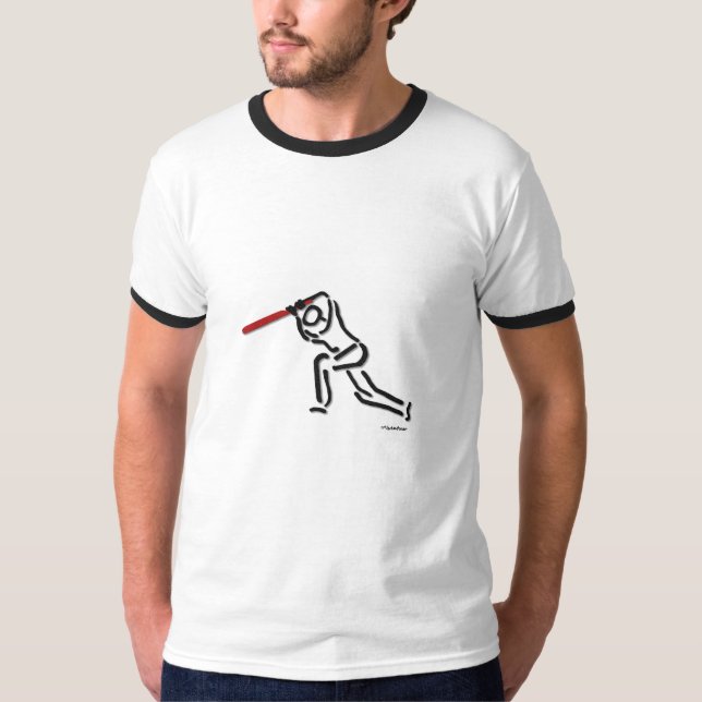 Grand T-shirt de cricket d'entraînement (Devant)
