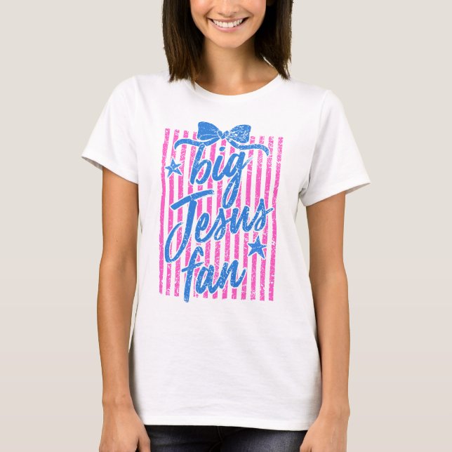 Grand T-shirt de fan de Jésus (Devant)