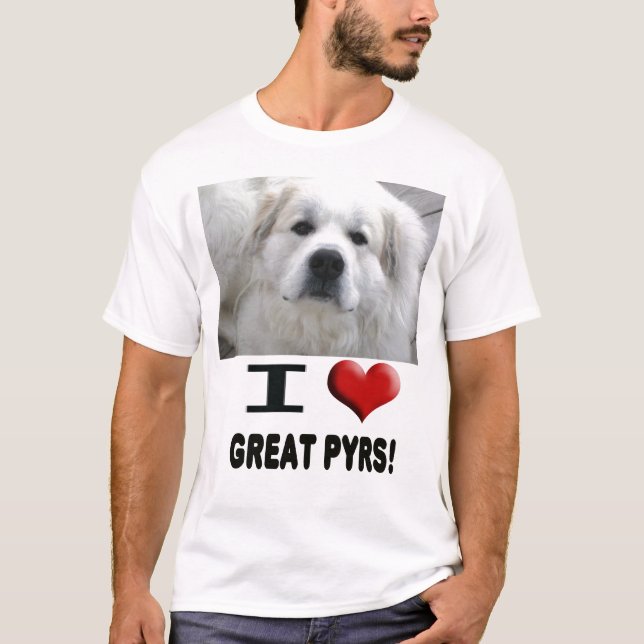Grand T-shirt de Pyrs du lLove I (Devant)