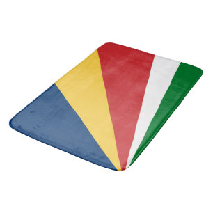 Grand tapis de bain aux couleurs des Seychelles