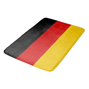 Grand tapis de bain avec drapeau d'Allemagne