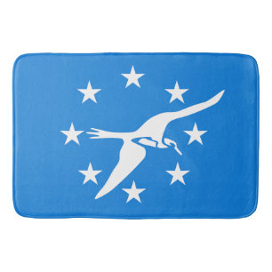 Grand tapis de bain avec drapeau de Corpus Christi