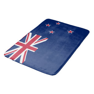 Grand tapis de bain avec drapeau de la Nouvelle-Zé