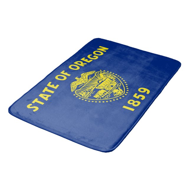 Grand tapis de bain avec drapeau de l'Etat de l'Or (Angle)