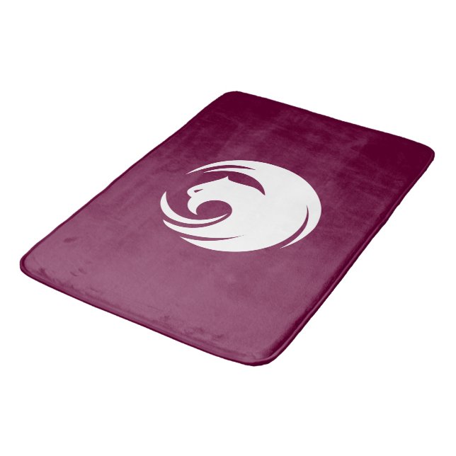 Grand tapis de bain avec le drapeau de la ville de (Angle)