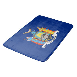 Grand tapis de bain avec le drapeau de New York, U