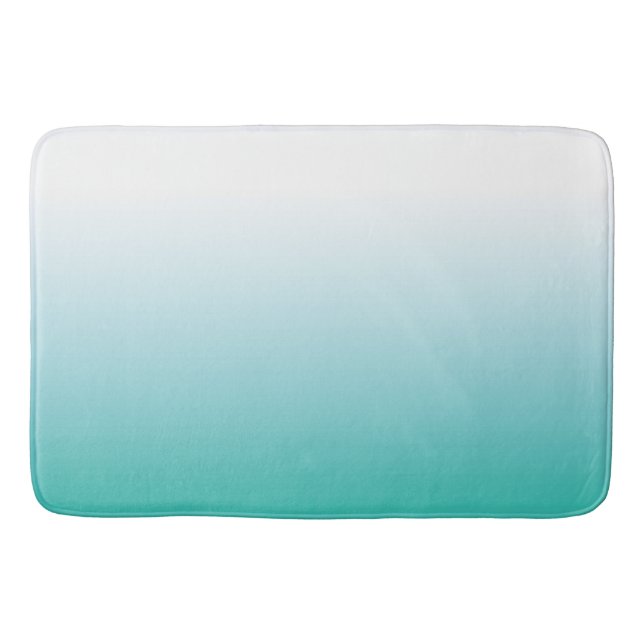 GRAND TAPIS DE BAIN D'AQUA DE LA TURQUOISE OMBRE (Devant)