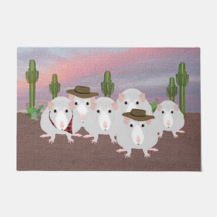 Grand tapis de porte de Desert Rats