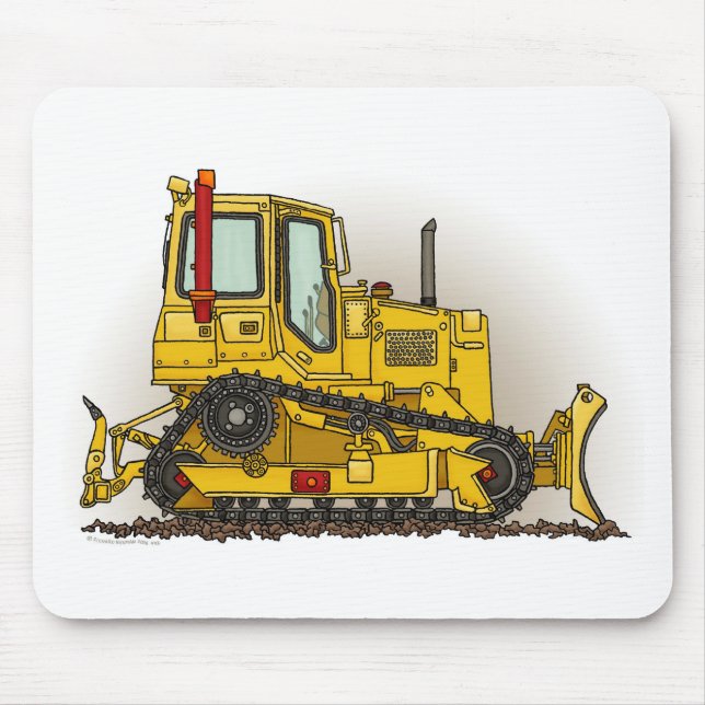 Grand tapis de souris de bouteur de bouteur (Devant)