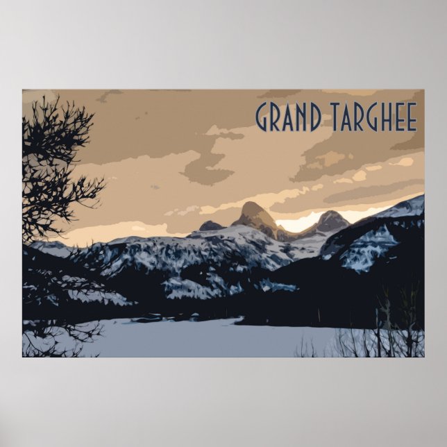 Grand Targhee Vintage Poster (Devant)