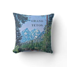 Grand Teton National Park Coussin