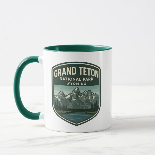 Grand Teton National Park Travel Mug (Gauche)