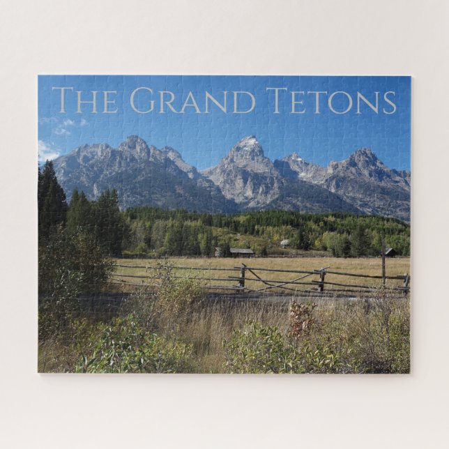 Grand Teton National Park Wyoming Jigsaw Puzzle (Horizontal)