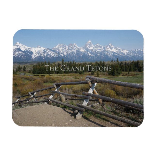 Grand Teton National Park Wyoming Magnet (Horizontal)