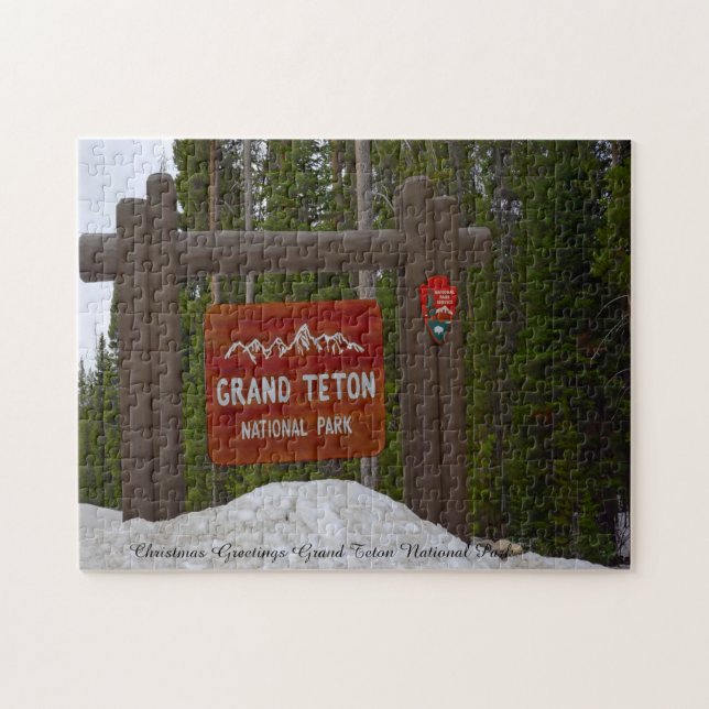 Grand Teton Park Wyoming. Jigsaw Puzzle (Horizontal)