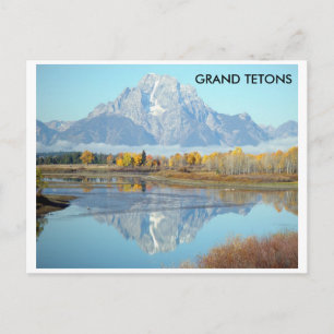 Grand Tetons en automne - Carte postale