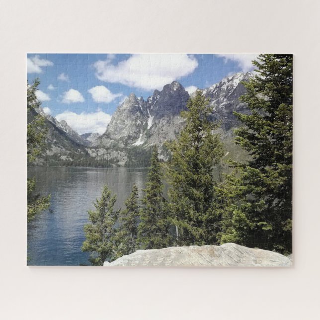 Grand Tetons Vue Pittoresque Puzzle de conception (Horizontal)