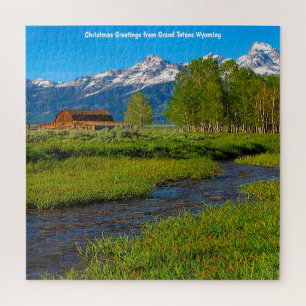 Grand Tétons Wyoming. Jigsaw Puzzle