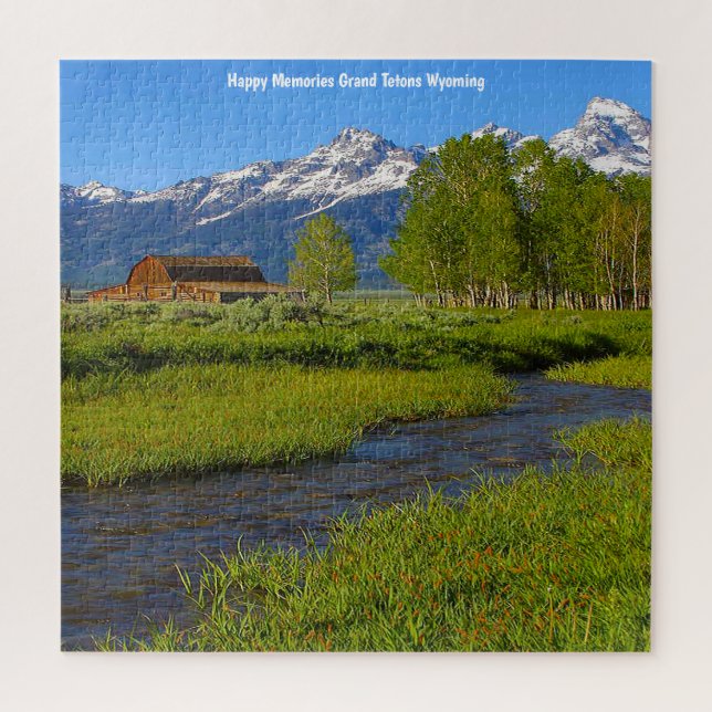 Grand Tetons Wyoming . Puzzle (Vertical)