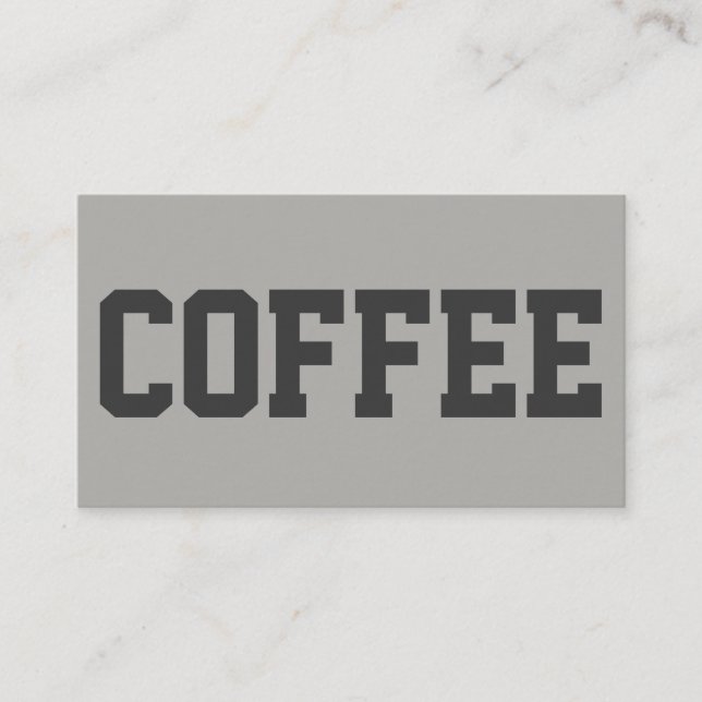 Grand texte noir sur carte de fidélité Punch blanc (Devant)