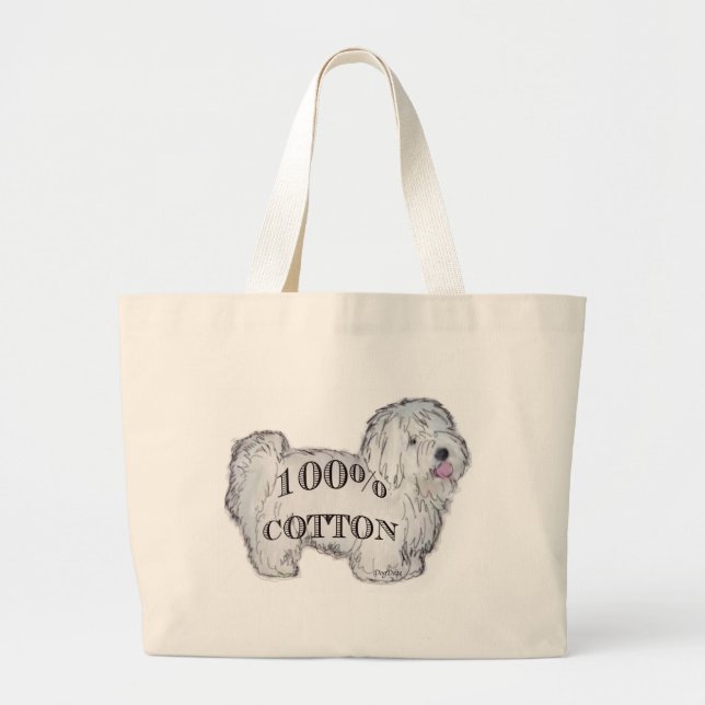 Grand Tote Bag 100% Coton (Devant)