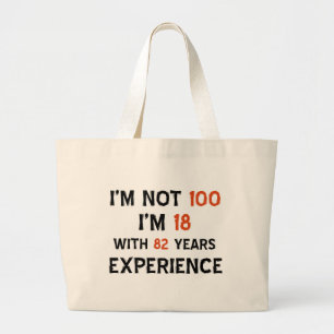 Grand Tote Bag 100th conceptions fraîches d'anniversaire
