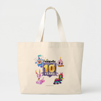 Grand Tote Bag 10ème Logo d'anniversaire