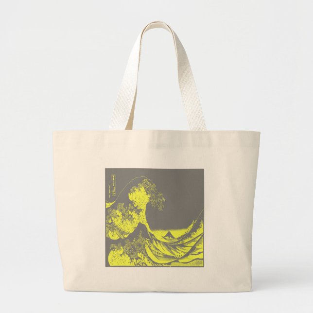 Grand Tote Bag 1thegreat waveredblackbig-003 (Devant)