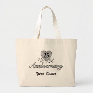Grand Tote Bag 25e anniversaire - Argent