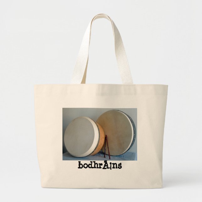 Grand Tote Bag 2 bodhrans et 2 verseurs (Devant)