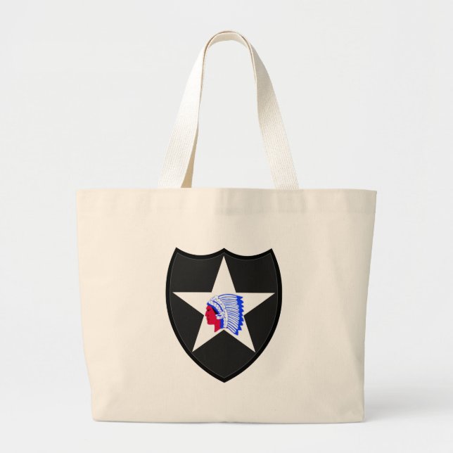 Grand Tote Bag 2e division d'infanterie Indianhead (Devant)