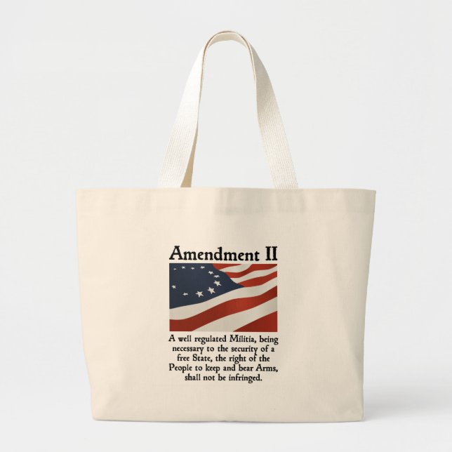 Grand Tote Bag 2ème Amendement (Devant)