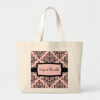 Grand Tote Bag 311-Icing sur le gâteau - rose doux