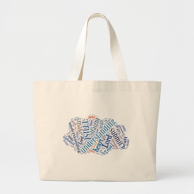 Grand Tote Bag 3:5 de proverbes - 6 (Devant)