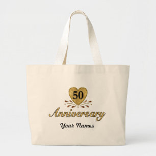 Grand Tote Bag 50e anniversaire - Or