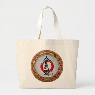 Grand Tote Bag [600] Calligraphie japonaise - Aikido