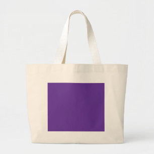 Grand Tote Bag 663399 Arrière - plan violet couleur solide