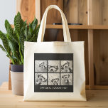 Grand Tote Bag 6 Collage de photos Texte facultatif — CAN Edit Co<br><div class="desc">Ajoutez vos photos préférées à ce modèle amusant. Vous pouvez utiliser des photos carrés ou n'importe quelle photo pour cette grille.</div>