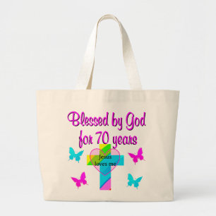 GRAND TOTE BAG 70E ANNIVERSAIRE PRIÈRE