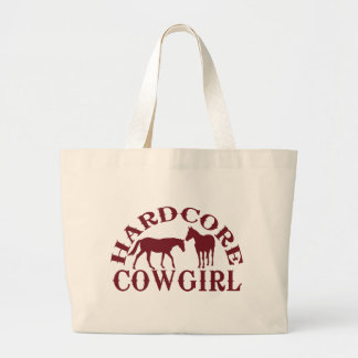 Grand Tote Bag A262 cow-girl inconditionnelle Bourgogne
