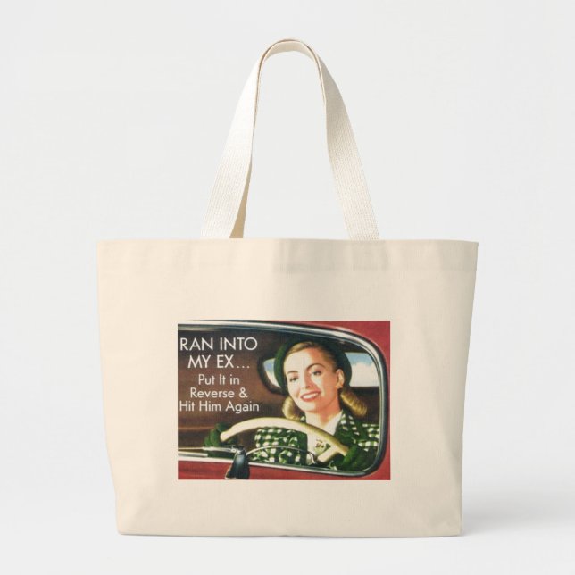 Grand Tote Bag a couru dans mon ex (Devant)