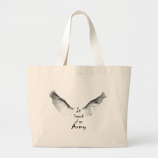 Grand Tote Bag À la recherche d'une armée (Devant)