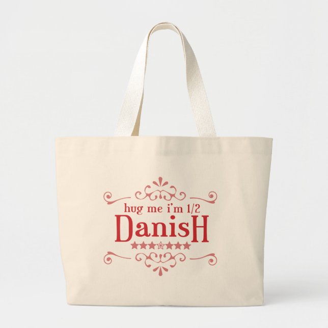Grand Tote Bag À moitié danois (Devant)