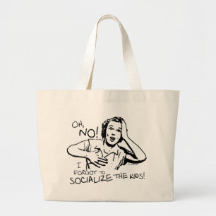 Grand Tote Bag A oublié la socialisation
