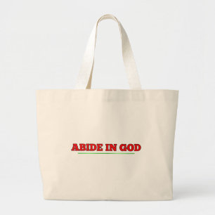 Grand Tote Bag Abide en DIEU