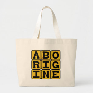 Grand Tote Bag aborigène, Australien indigène