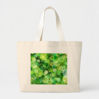 Grand Tote Bag Abstract Green Spotted Spots